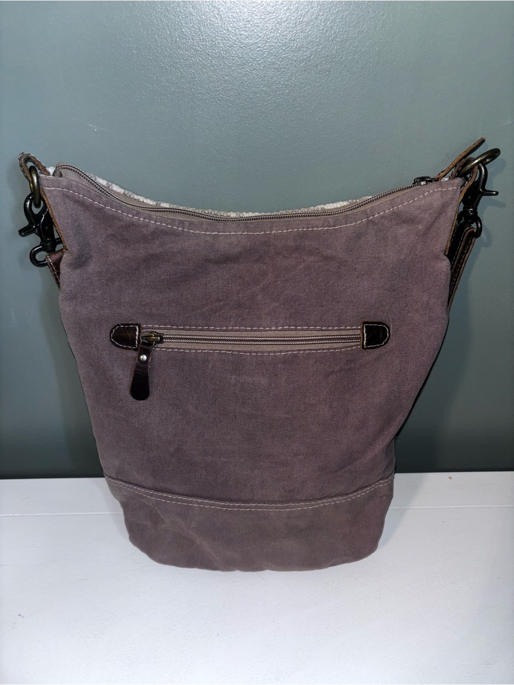 Myra Bag Archaic Canvas & Leather Crossbody - Picture 3 of 13